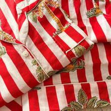 Load image into Gallery viewer, Red Stripe Palm Tree Christmas