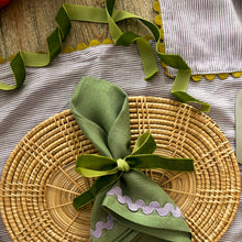 Load image into Gallery viewer, Purple Striped Placemats