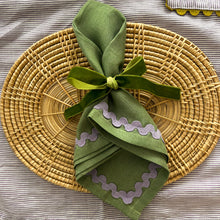 Load image into Gallery viewer, Purple Striped Placemats