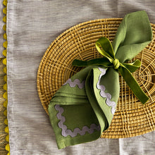 Load image into Gallery viewer, Purple Striped Placemats