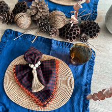 Load image into Gallery viewer, Burnt Orange and Blues Napkins