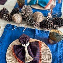Load image into Gallery viewer, Burnt Orange and Blues Napkins