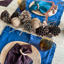 Load image into Gallery viewer, Burnt Orange and Blues Napkins