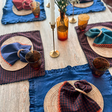 Load image into Gallery viewer, Burnt Orange and Blues Napkins