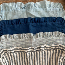 Load image into Gallery viewer, Blue Frill Placemats