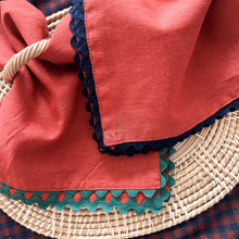 Load image into Gallery viewer, Burnt Orange and Blues Napkins