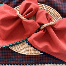 Load image into Gallery viewer, Burnt Orange and Blues Napkins