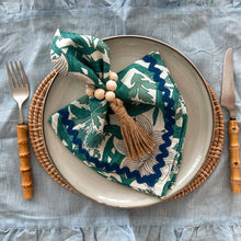 Load image into Gallery viewer, Pale Blue Frill Placemats