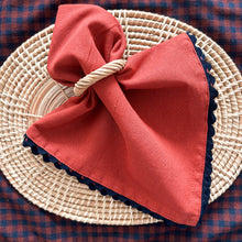 Load image into Gallery viewer, Burnt Orange and Blues Napkins