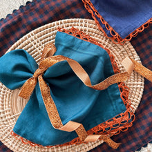 Load image into Gallery viewer, Burnt Orange and Blues Napkins