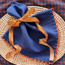 Load image into Gallery viewer, Burnt Orange and Blues Napkins
