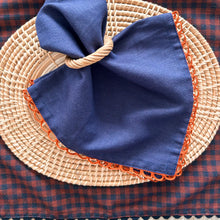 Load image into Gallery viewer, Burnt Orange and Blues Napkins