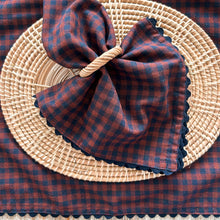 Load image into Gallery viewer, Burnt Orange and Blues Napkins