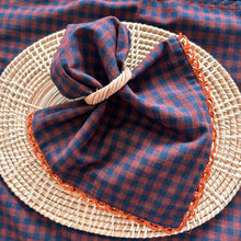 Load image into Gallery viewer, Burnt Orange and Blues Napkins