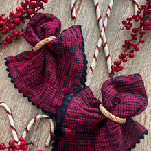 Load image into Gallery viewer, Red Blue Gingham Napkins
