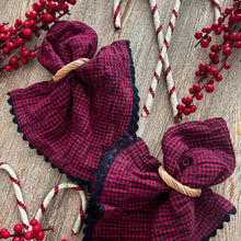 Load image into Gallery viewer, Red Blue Gingham Napkins