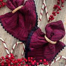 Load image into Gallery viewer, Red Blue Gingham Napkins
