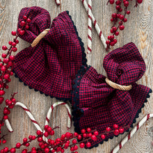 Load image into Gallery viewer, Red Blue Gingham Napkins