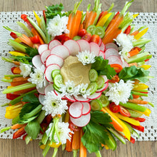 Load image into Gallery viewer, Crudités and Hummus Platter