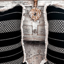 Load image into Gallery viewer, Black and Cream Stripes