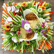 Load image into Gallery viewer, Crudités and Hummus Platter