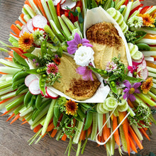 Load image into Gallery viewer, Crudités and Hummus Platter