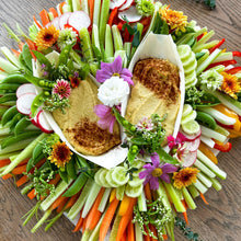 Load image into Gallery viewer, Crudités and Hummus Platter