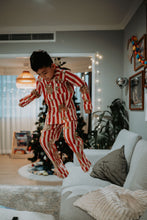 Load image into Gallery viewer, Kids Red Stripe Palm Tree Christmas