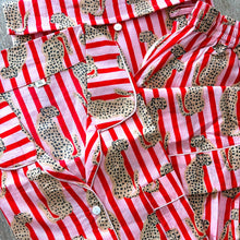 Load image into Gallery viewer, Candy Stripe Pink and Red Cheetah
