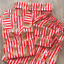Load image into Gallery viewer, Candy Stripe Pink and Red Cheetah
