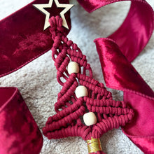 Load image into Gallery viewer, Macrame Christmas Decorations
