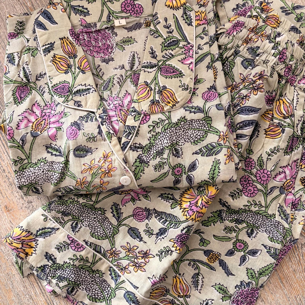 Pale Green Floral