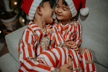 Load image into Gallery viewer, Kids Red Stripe Palm Tree Christmas
